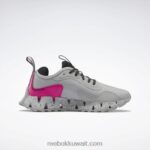 نقي رمادي 3 / وردي فخور / أسود أساسي حذاء نسائي من zig dynamica Adventure Reebok 0NZ0F84 - Image 3
