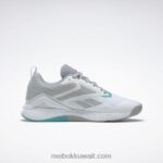 نقي رمادي 3 / ftwr أبيض / أزرق مخضر كلاسيكي حذاء تدريب nanoflex tr 2.0 للنساء Reebok 0NZ0F90 - Image 2