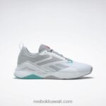نقي رمادي 3 / ftwr أبيض / أزرق مخضر كلاسيكي حذاء تدريب nanoflex tr 2.0 للنساء Reebok 0NZ0F90