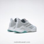 نقي رمادي 3 / ftwr أبيض / أزرق مخضر كلاسيكي حذاء تدريب nanoflex tr 2.0 للنساء Reebok 0NZ0F90 - Image 4