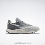 نقي رمادي 4 / طباشير / رمادي بارد 6 أحذية جلدية كلاسيكية من الألف إلى الياء Reebok 0NZ0F133 - Image 2