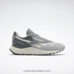نقي رمادي 4 / طباشير / رمادي بارد 6 أحذية جلدية كلاسيكية من الألف إلى الياء Reebok 0NZ0F133