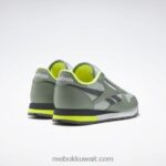 هارموني جرين / رذاذ البحر / رمادي نقي 7 أحذية جلدية كلاسيكية Reebok 0NZ0F123 - Image 4