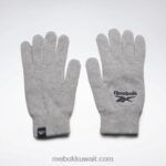 هيذر رمادي متوسط قفازات شعار الرياضة الأساسية Reebok 0NZ0F1020