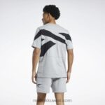 هيذر رمادي متوسط كلاسيك فخور تي شيرت العلامة التجارية Reebok 0NZ0F346 - Image 3