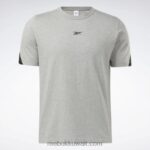 هيذر رمادي متوسط كلاسيك فخور تي شيرت العلامة التجارية Reebok 0NZ0F346 - Image 6