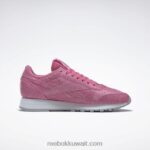 وردي أسترو / أبيض ftwr / رمادي بارد 2 حذاء ايمز جلدي كلاسيكي Reebok 0NZ0F375 - Image 2