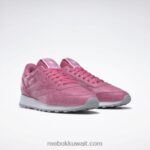 وردي أسترو / أبيض ftwr / رمادي بارد 2 حذاء ايمز جلدي كلاسيكي Reebok 0NZ0F375 - Image 3