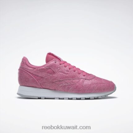 وردي أسترو / أبيض ftwr / رمادي بارد 2 حذاء ايمز جلدي كلاسيكي Reebok 0NZ0F375