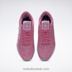 وردي أسترو / أبيض ftwr / رمادي بارد 2 حذاء ايمز جلدي كلاسيكي Reebok 0NZ0F375 - Image 6
