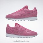 وردي أسترو / أبيض ftwr / رمادي بارد 2 حذاء ايمز جلدي كلاسيكي Reebok 0NZ0F375 - Image 10