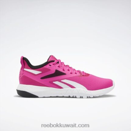 وردي فخور / كور أسود / أبيض ftwr حذاء فليكساجون فورس 4 نسائي للتدريب Reebok 0NZ0F341