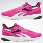 وردي فخور / كور أسود / أبيض ftwr حذاء فليكساجون فورس 4 نسائي للتدريب Reebok 0NZ0F341 - Image 9