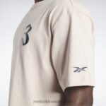 ecru ناعم تي شيرت Reebok 0NZ0F320 - Image 5