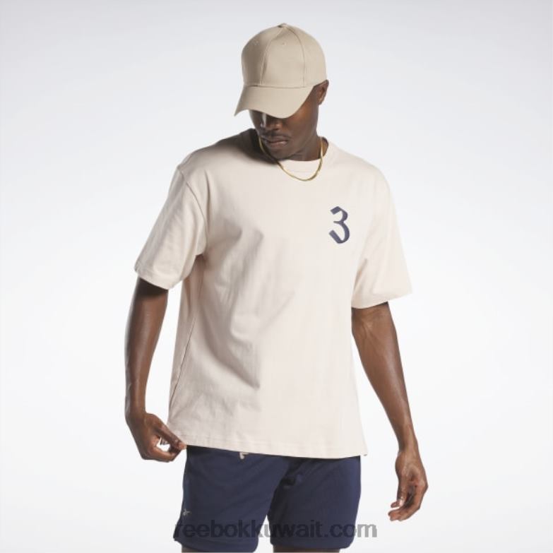 ecru_d986d8a7d8b9d985_d8aad98a_d8b4d98ad8b1d8aa_reebok_0nz0f320.jpg ecru ناعم تي شيرت Reebok 0NZ0F320 - Image 1