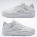 ftwr أبيض / أرجواني مضيء نادي ج أحذية نسائية إضافية Reebok 0NZ0F52 - Image 9