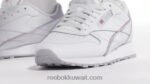 ftwr أبيض / أزرق متجه جلد كلاسيكي يجعله حذائك Reebok 0NZ0F224 - Image 2