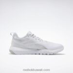 ftwr أبيض / رمادي نقي 2 / فضي ميت. حذاء فليكساجون فورس 4 نسائي للتدريب Reebok 0NZ0F263 - Image 2