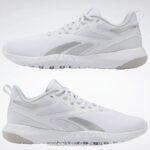 ftwr أبيض / رمادي نقي 2 / فضي ميت. حذاء فليكساجون فورس 4 نسائي للتدريب Reebok 0NZ0F263 - Image 8