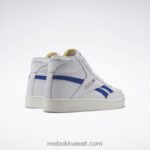 ftwr أبيض / طباشير / أزرق متجه نادي c 85 حذاء هاي هاي Reebok 0NZ0F378 - Image 4