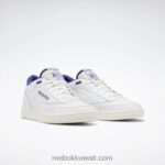 ftwr أبيض / طباشيري / أرجواني غامق حذاء كلوب سي ميد الثاني عتيق Reebok 0NZ0F546 - Image 3