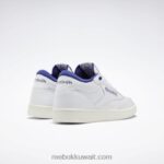 ftwr أبيض / طباشيري / أرجواني غامق حذاء كلوب سي ميد الثاني عتيق Reebok 0NZ0F546 - Image 4