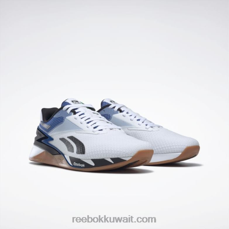 ftwr أبيض / غلين أخضر / أزرق متجه أحذية nano x3 Reebok 0NZ0F23 - Image 6