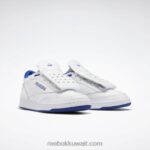 ftwr أبيض / كوبالت / طباشير نادي c mid ii حذاء البحوث الجبلية Reebok 0NZ0F802 - Image 3