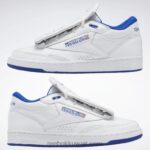 ftwr أبيض / كوبالت / طباشير نادي c mid ii حذاء البحوث الجبلية Reebok 0NZ0F802 - Image 9