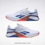ftwr أبيض / متجه أزرق / برتقالي مضيئة حذاء تدريب نانو x2 للرجال Reebok 0NZ0F1046 - Image 3