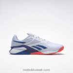 ftwr أبيض / متجه أزرق / برتقالي مضيئة حذاء تدريب نانو x2 للرجال Reebok 0NZ0F1046 - Image 4