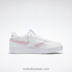 ftwr أبيض / وردي توهج / أكوا مشع الأحذية النسائية الانتقام مزدوجة النادي ج Reebok 0NZ0F267 - Image 2