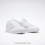 ftwr أبيض / وردي توهج / أكوا مشع الأحذية النسائية الانتقام مزدوجة النادي ج Reebok 0NZ0F267 - Image 3