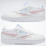 ftwr أبيض / وردي توهج / أكوا مشع الأحذية النسائية الانتقام مزدوجة النادي ج Reebok 0NZ0F267 - Image 8