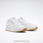 FTWWR أبيض / رمادي نقي 3 / ريبوك صمغ مطاطي -03 أحذية جلدية كلاسيكية Reebok 0NZ0F26 - Image 5